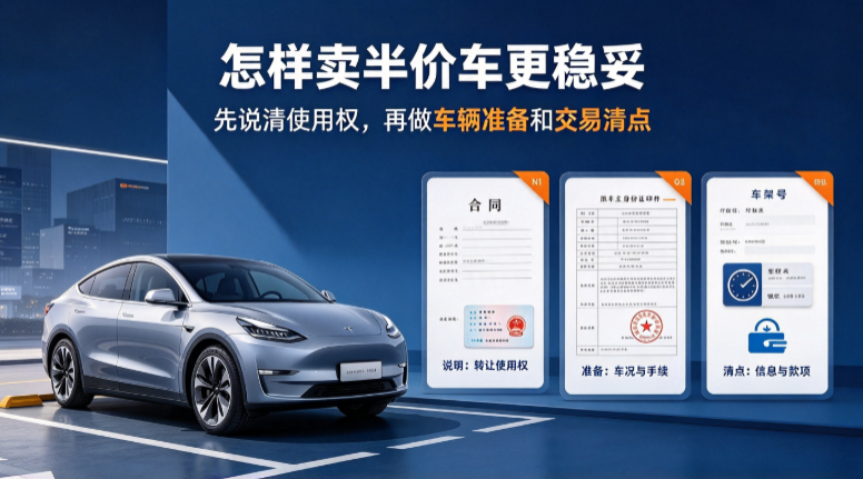 怎样卖半价车更稳妥 怎样卖半价车更稳妥