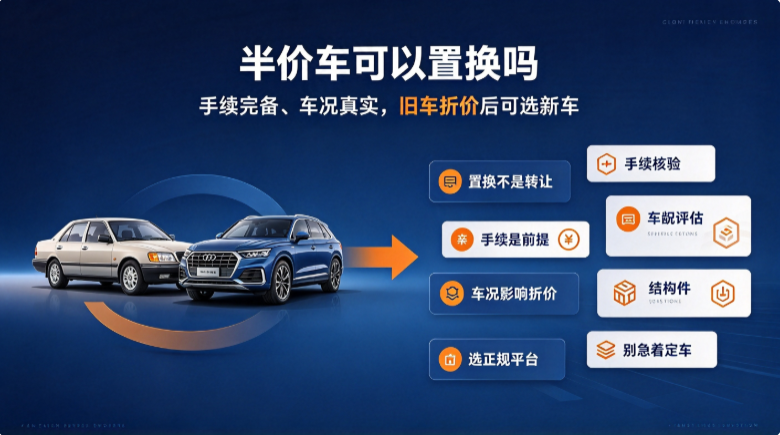 半价车置换和直接卖掉有什么区别 半价车置换和直接卖掉有什么区别