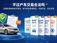 不过户车交易合法吗？买和开都不违法的底气