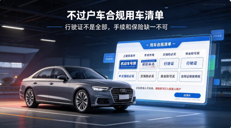 不过户车只有行驶证可以上路吗 不过户车只有行驶证可以上路吗