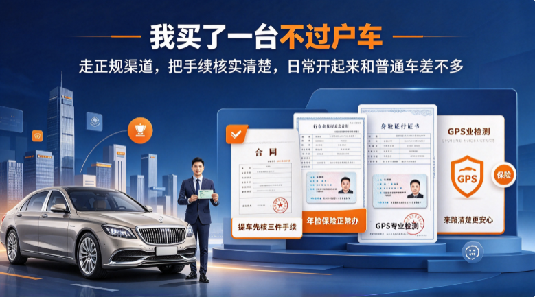 我买了一台不过户车 我买了一台不过户车