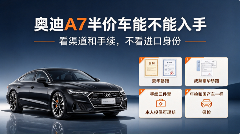 奥迪A7半价车能不能入手 奥迪A7半价车能不能入手
